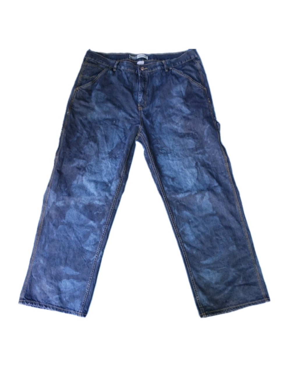 Guide Series Carpenter Jeans Blue Denim 44x32 Men's Cotton Blend Lightweight